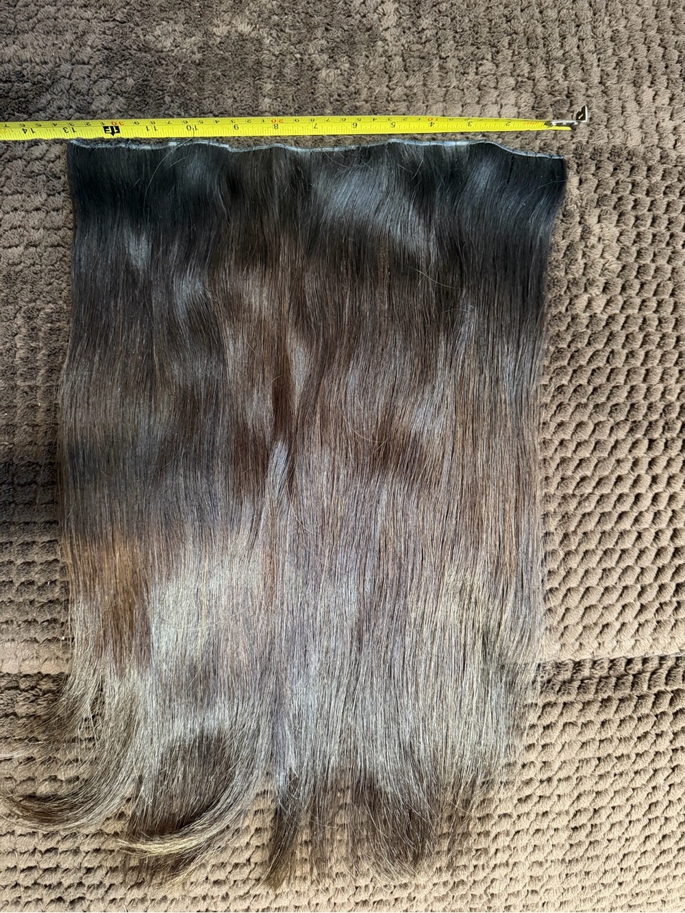 Premium Women’s Hair Weft - Natural Brown
